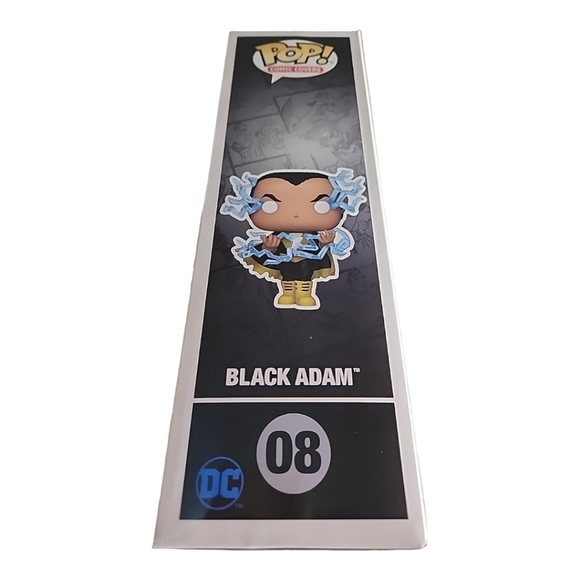 NIB - Funko Pop! Comic Book Cover - Black Adam (Glows in the Dark) #08 - Picture 4 of 5